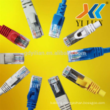 Customs OEM factory price rj45 computer network cable patch cord extension cable cat5e cat6 utp sftp 3m 10m 15m quality warranty